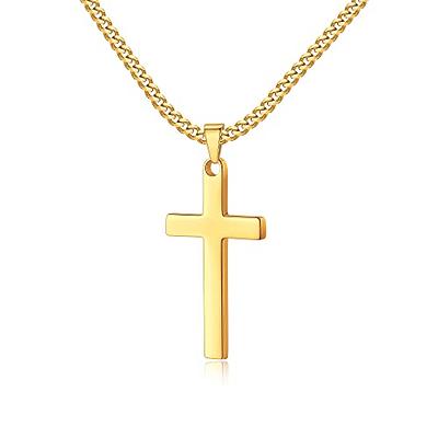 LUXEJEW Gold Cuban Chain Initial Necklaces for Men, Gold Plated Letter A Pendant  Initial Necklace for Men Mens Chain Gold Letter Necklace Gold Initial  Necklaces for Men Simple Mens Jewelry Gifts