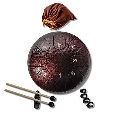 Balmy Drum For Kids Handpan Steel Drum 8 Notes 4 Inch Tongue Drum