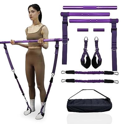 FOSER Barre de résistance portable, kit de bande de résistance de 300 lb,  salle de gym à domicile : : Sports et Loisirs