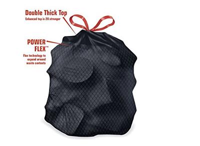 Nicole Home Collection 30-Gallon Black Drawstring Trash Bags - 50 ct