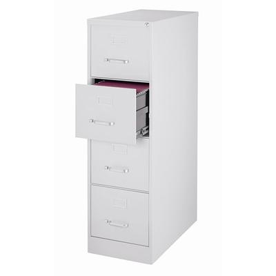 Bisley 15 D Vertical 5 Drawer File Cabinet White - Office Depot