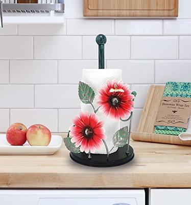 Sunflower paper towel holder