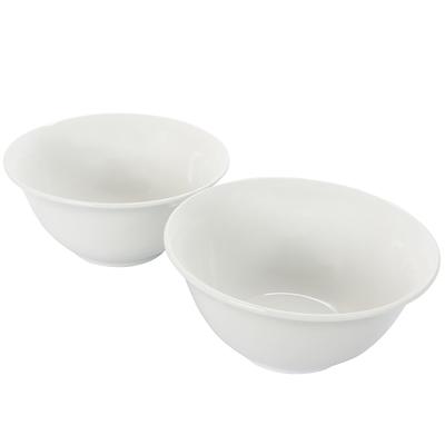 3-Piece Stoneware Duo-Tone Nesting Mixing Bowl Set in Mint and White