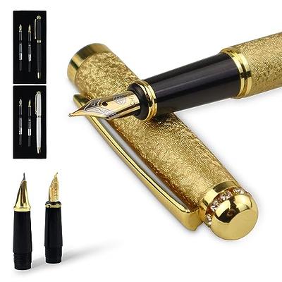 Tiankool Luxury Fountain Pen,Fine Nib, Exquisite Pen Gift Set for