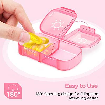 Yewltvep Pill Bottle Organizer Medicine Organizer Box Travel Medicine  Bottle Organizer Storage Hard Shell First Aid Case First Aid Box Empty for  Emergency Medication First Aid Bags (Case Only) Pill bottle organizer