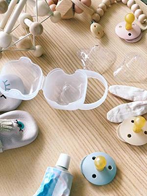 purifyou Nipple Shields for Nursing Breastfeeding Newborn, 24mm / 20mm /  18mm / 16mm, Set of 3 Silicone Nipple Shield with Free Case Latch Assist