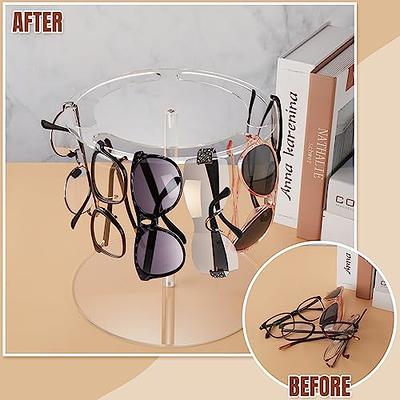 Thyle 2 Pack Acrylic Sunglasses Organizer Stands 360 Rotating Eyeglasses  Display Rack Clear Spinning Sun Glass Holder for Tabletop Eyewear  Spectacles, Hold at Least 18 Pairs of Eyeglasses in Total - Yahoo Shopping