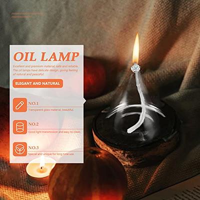 Glass Oil Lantern Refillable Glass Liquid Candle Lamp: Cone Shaped Oil  Candle Borosilicate Glass Emergency Candles Kerosene Lamp Oil Lamps Lanterns  Lamp Glass Kerosene Lamp - Yahoo Shopping