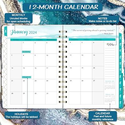 2024 Monthly & Weekly Planner: Large 12 Months Calendar from January to  December 2024 with Federal Holidays. Cat Cover. - Yahoo Shopping