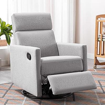 Upholstery Elderly Recliner Chair with Padded Seat Adjustable Backrest  Cushion