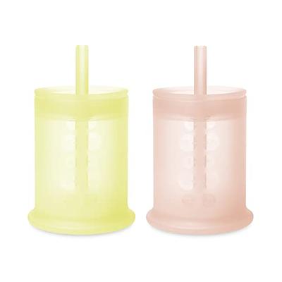 Olababy Silicone Training Cup with Lid + Straw