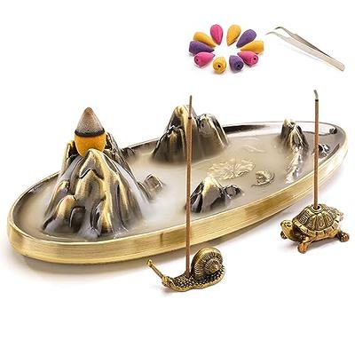 Worship Hands Backflow Incense Burner and Lotus Incense Stick Holder – My Incense  Burner