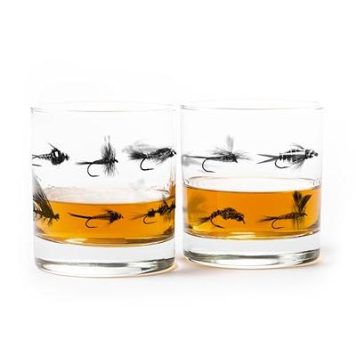 Le'raze Drinking Glasses Set of 6 - Can Shaped Glass Cups Cordial