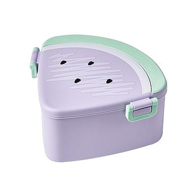 Yuisle Cartoon Bento Lunch Box For Kids Leakproof And Microwavable