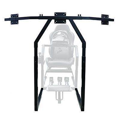 MoNiBloom Racing Steering Wheel Stand Cockpit with Racing Seat