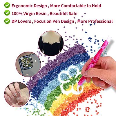 Diamond Art Pen, Diamond Painting Pen Tools Accessories, Ergonomic Violet