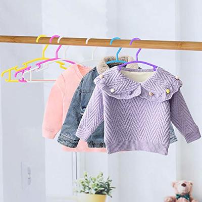 Baby Hangers for Closet Non-Slip HGYZE 11-14 Adjustable Infant Clothes  Hang