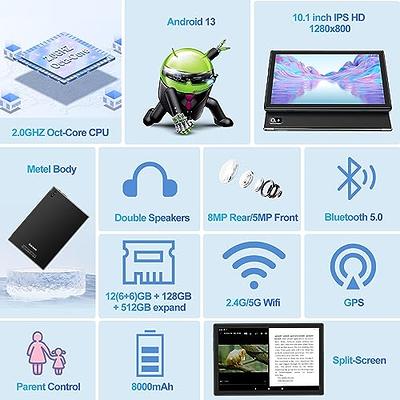 YESTEL 2023 Latest Tablet Android 13 Tablet 10.1 inch with Octa
