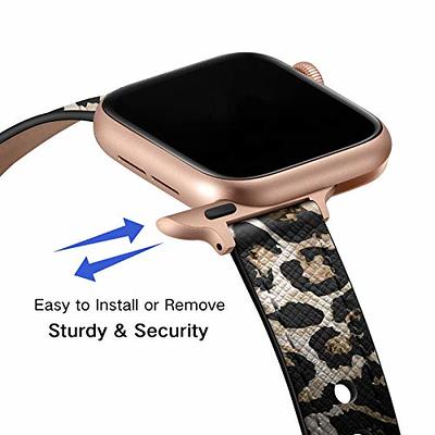 Slim iWatch Leather Band Women Strap for Apple Watch Series 9 8 7