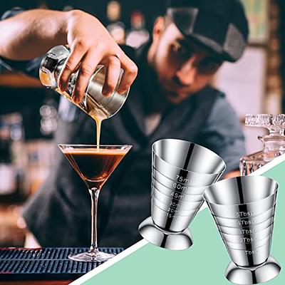 Bartender Jigger Stainless Steel Cocktail Ounce Cup Wine Drinks