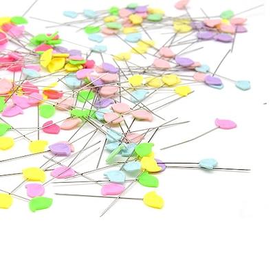 200pcs Sewing Pins, Straight Pins with Gourd Pearlized Head Pin, Long 2.2  Inch Sewing Pins for Fabric, Multicolor Quilting Pins for Crafts Dressmaker