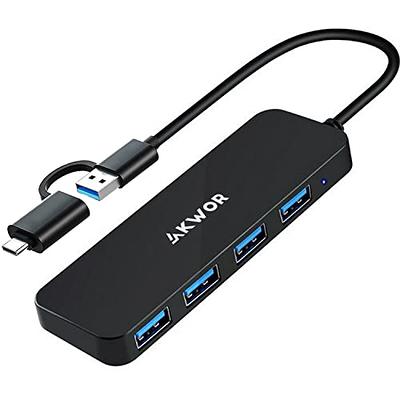 Hub USB 3.0 Multiple, Hub USB 7 Puertos Multiplicador, Conector USB Multi  Adaptador USB para Macbook, Mac Pro/Mini, iMac, Surface Pro, XPS, USB Flash