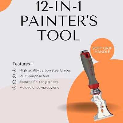 Do it Best Drywall Mud Pan Tool Kit- Bundled w/Drywall Knife Set (Taping  Knife, Putty Knife Set, Paint Scraper Tool, Spackle Knife)- Espatulas Para  Drywall- Fiberglass Mesh Tape & Sanding Sponge 