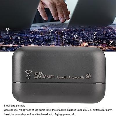 EBTOOLS 4G LTE USB WiFi Modem, 300Mbps Unlocked Mobile 5G WiFi Router with  10 Users, Wireless Travel Portable WiFi Hotspot Built in 3200MAh with SIM  Card Slot - Yahoo Shopping