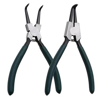 Milbar 43r Retaining Ring Plier Set, 0 to 90Deg, 12pc