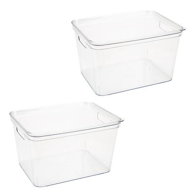 Mainstays Large Open Bin Plastic, Clear