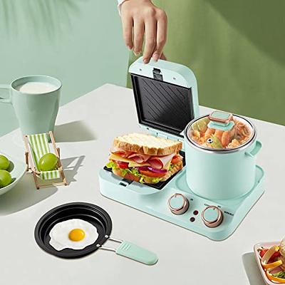 Sandwich Maker Breakfast Machine Mini Waffle Maker Multifunctional