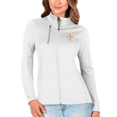 Houston Astros Antigua Generation Quarter-Zip Pullover Jacket - White