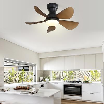 22/23/29 Flush Mount Ceiling Fan with Light and Remote Control for Small  Room,Patio,Kitchen,Bedroom - Yahoo Shopping