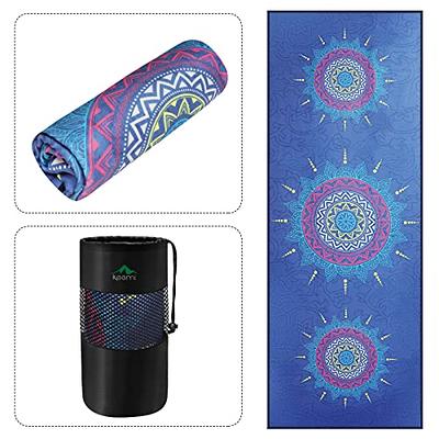 Keemi Non-Slip Yoga Towel Microfiber Yoga Mat Blanket for Hot Yoga