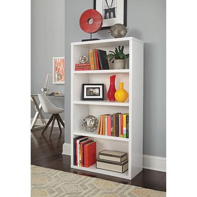 Style Selections White 3-Shelf Bookcase (24.8-in W x 31.65-in H x