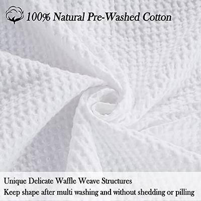 Bedsure 100% Cotton Blankets Twin-XL White - Waffle Weave Blankets for All Seasons, 66x90 Inches, Size: 66 x 90