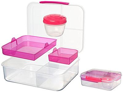 Sistema Salad Container for Lunch with Dressing Container