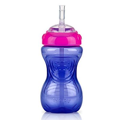 Nuby No-Spill Clik-It Soft Spout Sippy Cup, 10 fl oz, 2 Count