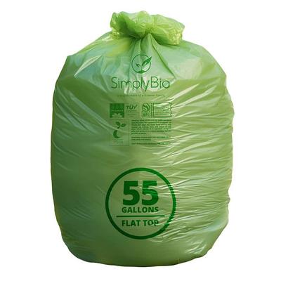 Plasticplace 18 Gallon Clear Recycling Trash 1.2 Mil (200 Count)