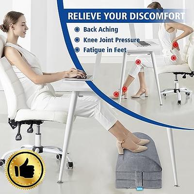 Foot Rest Comfortable Zipper Double Layer Relieve Fatigue under Desk  Footrest Cushion Office Accessories Footrest Cushion