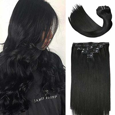 Premium Full Head Clip in Seamless Invisible 100% Remy Human Hair  Extensions