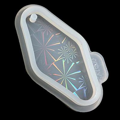 David accessories David accessories Holographic Resin Jewelry Molds  Keychain Resin Molds with Hole, Silicone Molds for DIY Pendant Jewelry  Making (F) - Yahoo Shopping