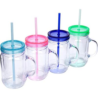 Mason Jar Mugs with Handles