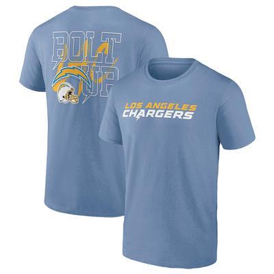 Los Angeles Chargers Mens Hometown 1st Down T-Shirt Fanatics Sky Blue