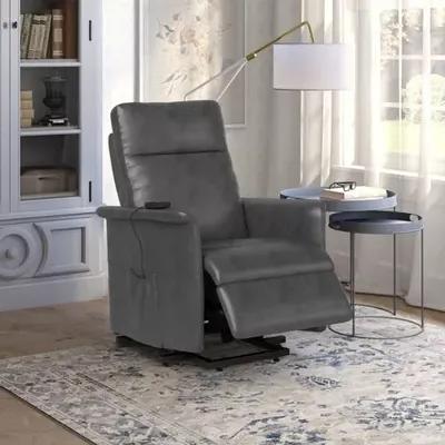 Mcombo Electric Power Recliner Massage Ergonomic Chair Vibrating Heated Lounge Remote PU Leather 7050