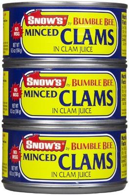 Snow's Ocean Chopped Clams, 6 Pack/6.5 oz