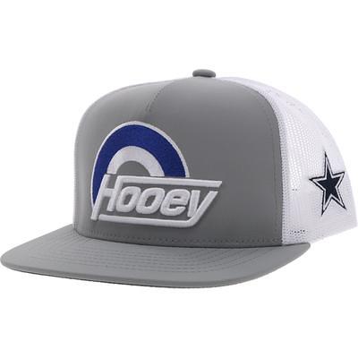 : HOOEY Men's Navy/White Dallas Cowboys Star Patch Rope Trucker Snapback  Hat : Sports & Outdoors