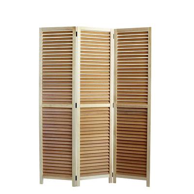 HomeRoots Mariana 72 in Panel Multicolor Fabric And Wood Crisscross Screen  342767 - The Home Depot