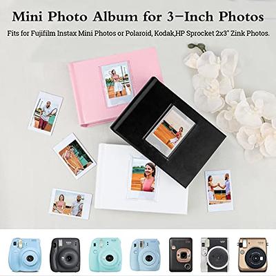 64 Pockets Mini Photo Album Card Bag- Fits For Fujifilm Instax Mini 12  Mini11 Mini 9 Mini 8 Mini 90 Mini 25 Mini Liplay Mini Evo, Snap PIC-300,  Mini 3-Inch