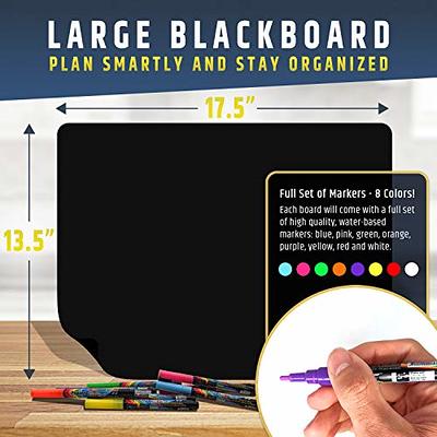 Premium Magnetic Wet/Dry-Erase Blackboard for Refrigerator (Fridge